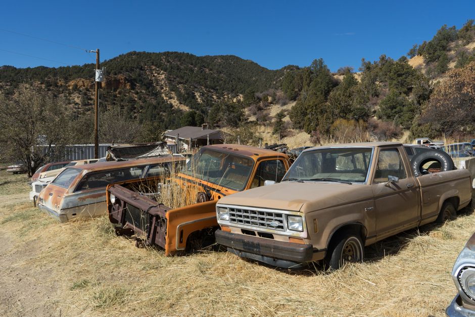 Pickup truck parked outdoors