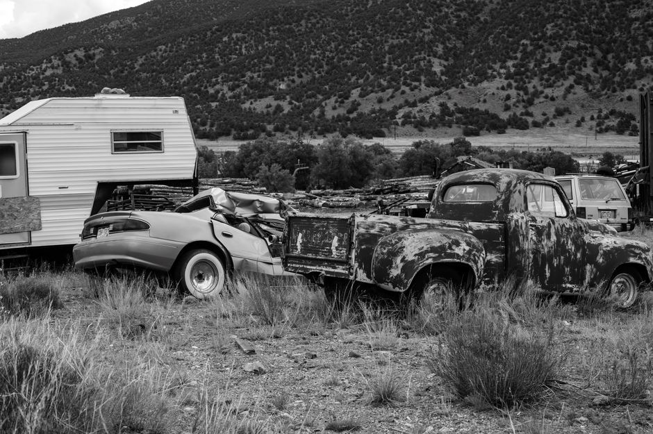 Pickup truck parked outdoors
