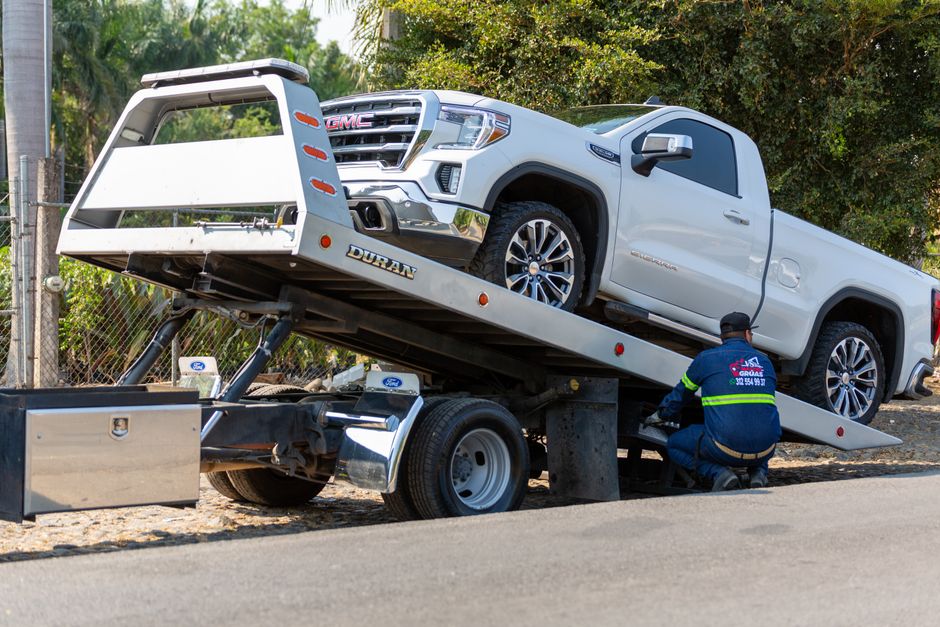 Pickup truck parked outdoors