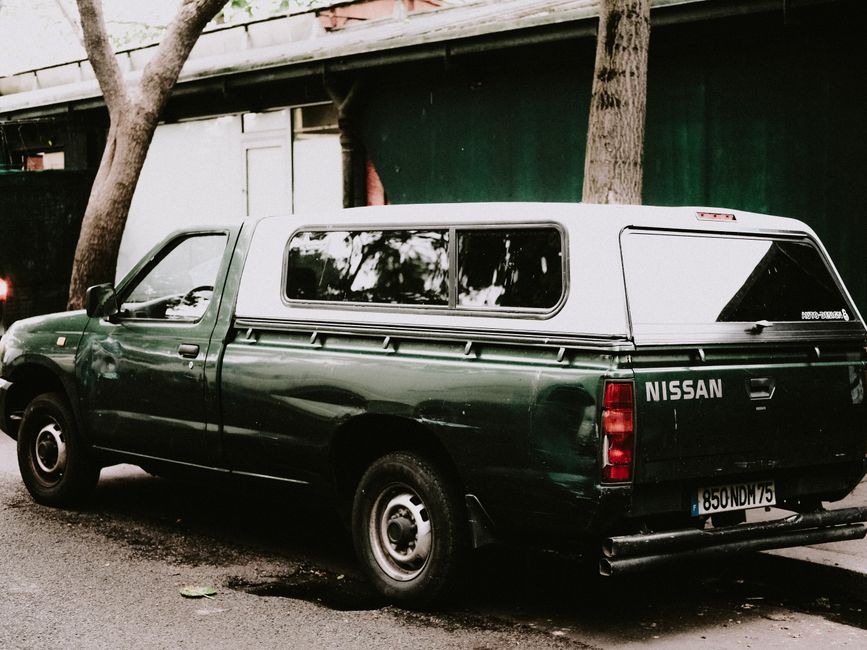Pickup truck parked outdoors