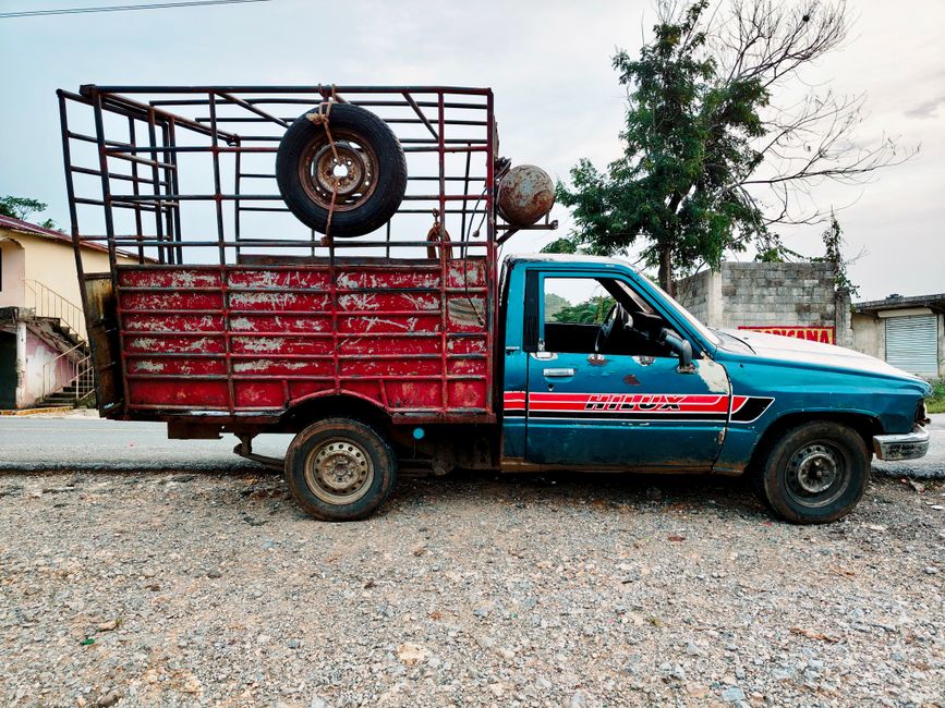 Pickup truck parked outdoors