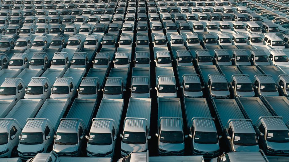 Pickup truck parked outdoors