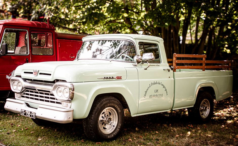 Pickup truck parked outdoors